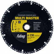 Диск отрезной алмазный FUBAG "Multi Master" 22,2х230мм (сегментный)